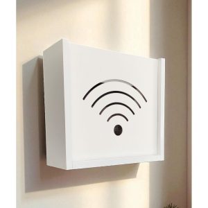36,5X33X13 cm %100 MDF Modem Saklama Kutusu WiFi Kutusu
