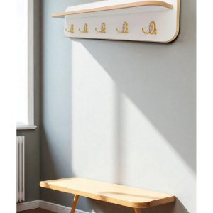 Portmanto Duvar Askılığı Elbise Askılığı 87 cm genişlik